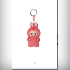 THE MONSTERS Pin for Love Series-Vinyl Plush Pendant “N”